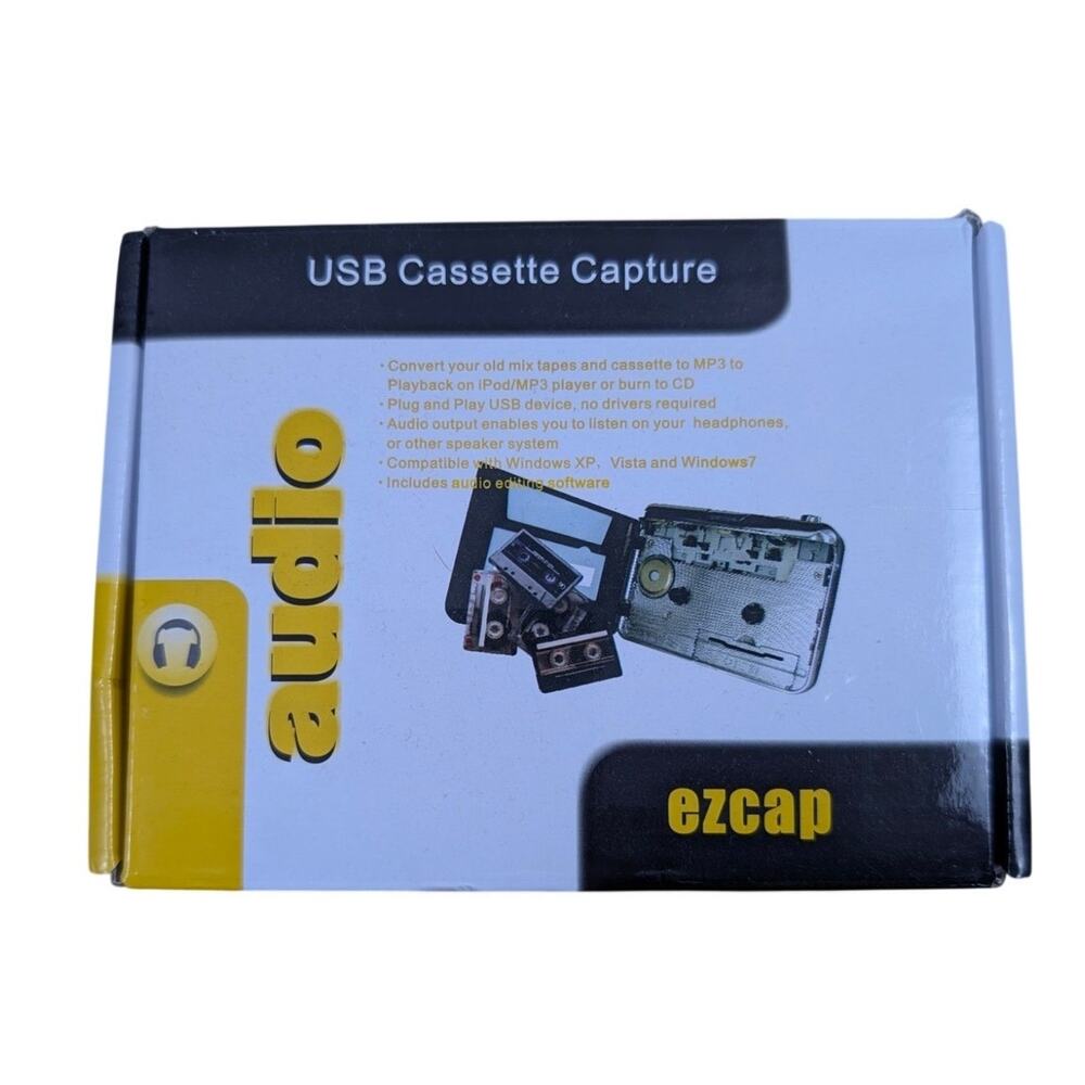 Ezcap218 USB Cassette Capture Converter Portable Tape Audio Player